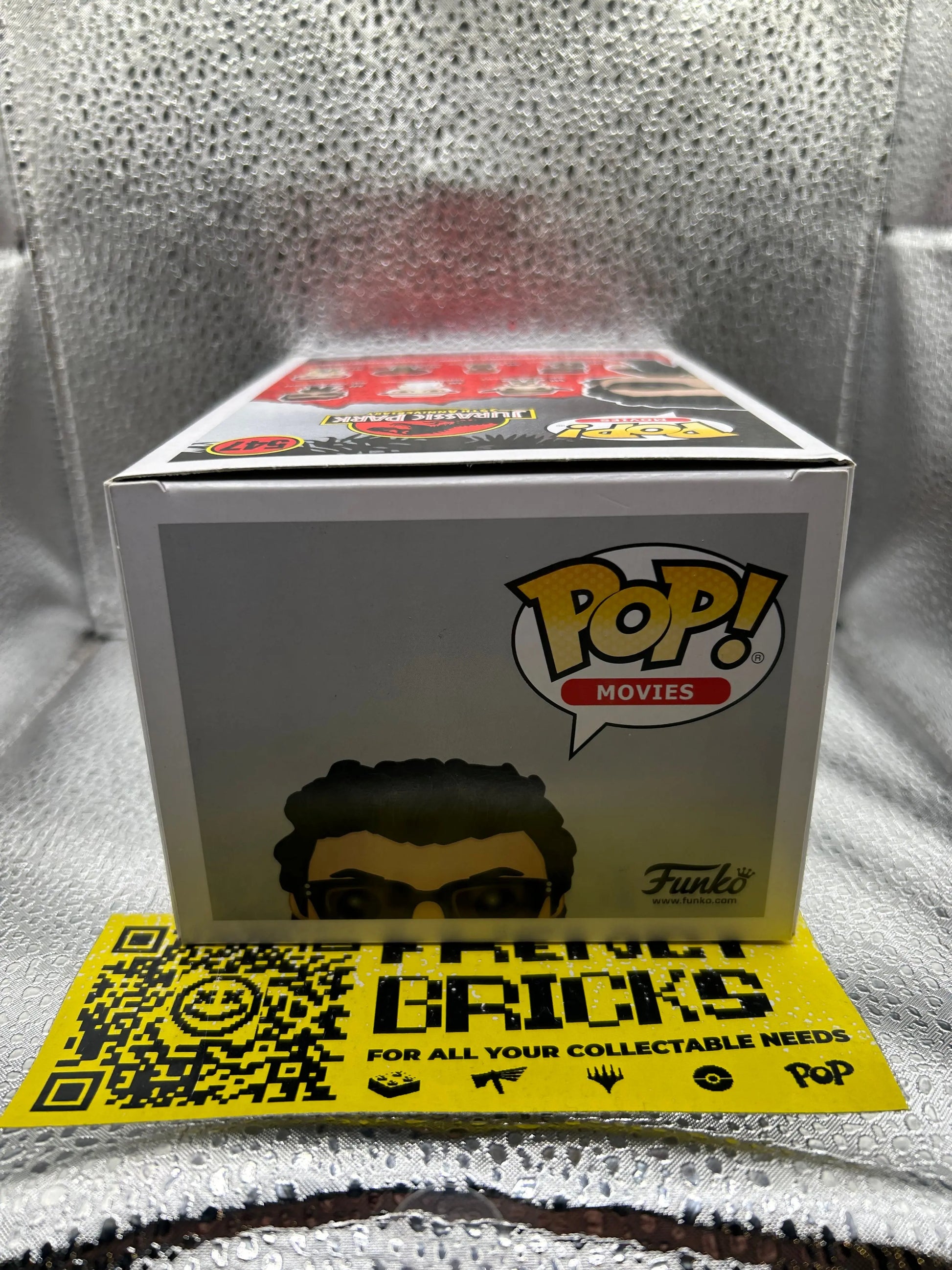 Pop Vinyl Jurassic Park #547 Dr. Ian Malcom FRENLY BRICKS - Open 7 Days