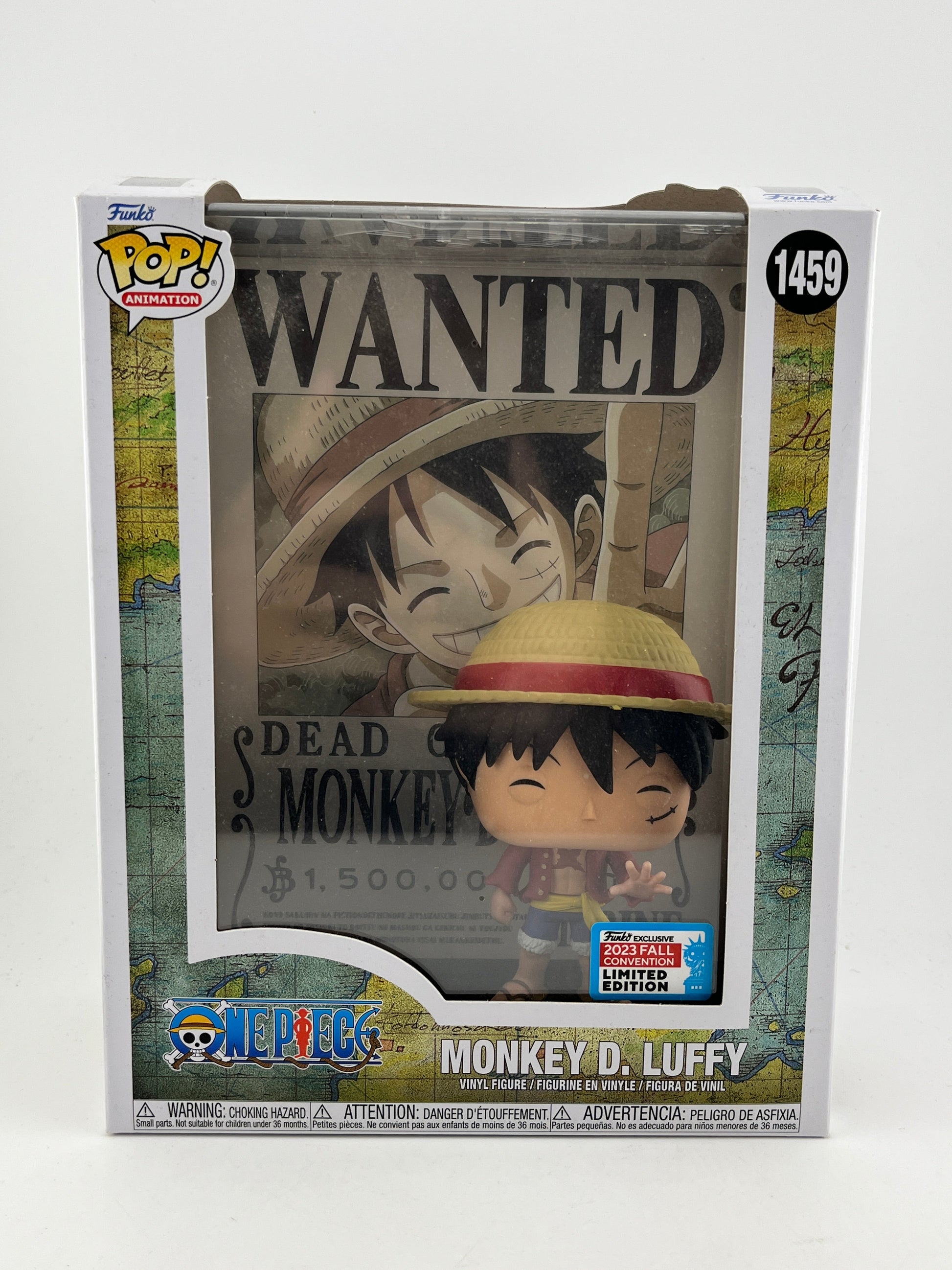 Funko POP! Animation One Piece -  Monkey D. Luffy #1459 - 2023 Fall Limited Edition FRENLY BRICKS - Open 7 Days