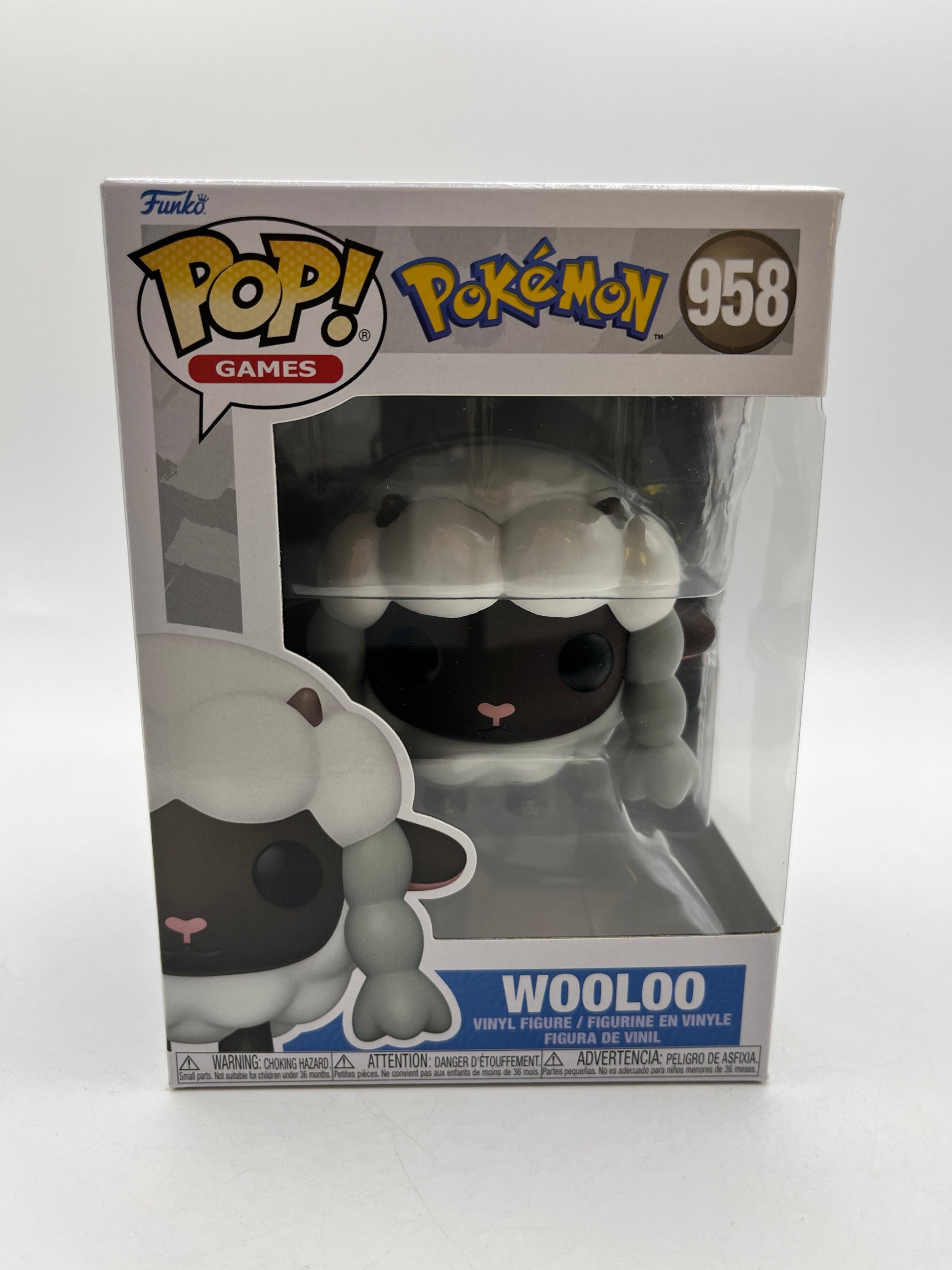 Funko POP! Games Pokémon - Wooloo #958 - Vinyl Collectable FRENLY BRICKS - Open 7 Days