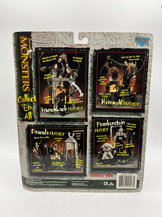 McFarlane Toys Monsters “DRACULA PLAYSET” Series 1 Action Figure 1997 - Sealed FRENLY BRICKS - Open 7 Days