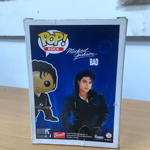 Pop! Rock Michael Jackson BAD #25 Vaulted 2013 Authentic Funko Pop RARE! FRENLY BRICKS - Open 7 Days