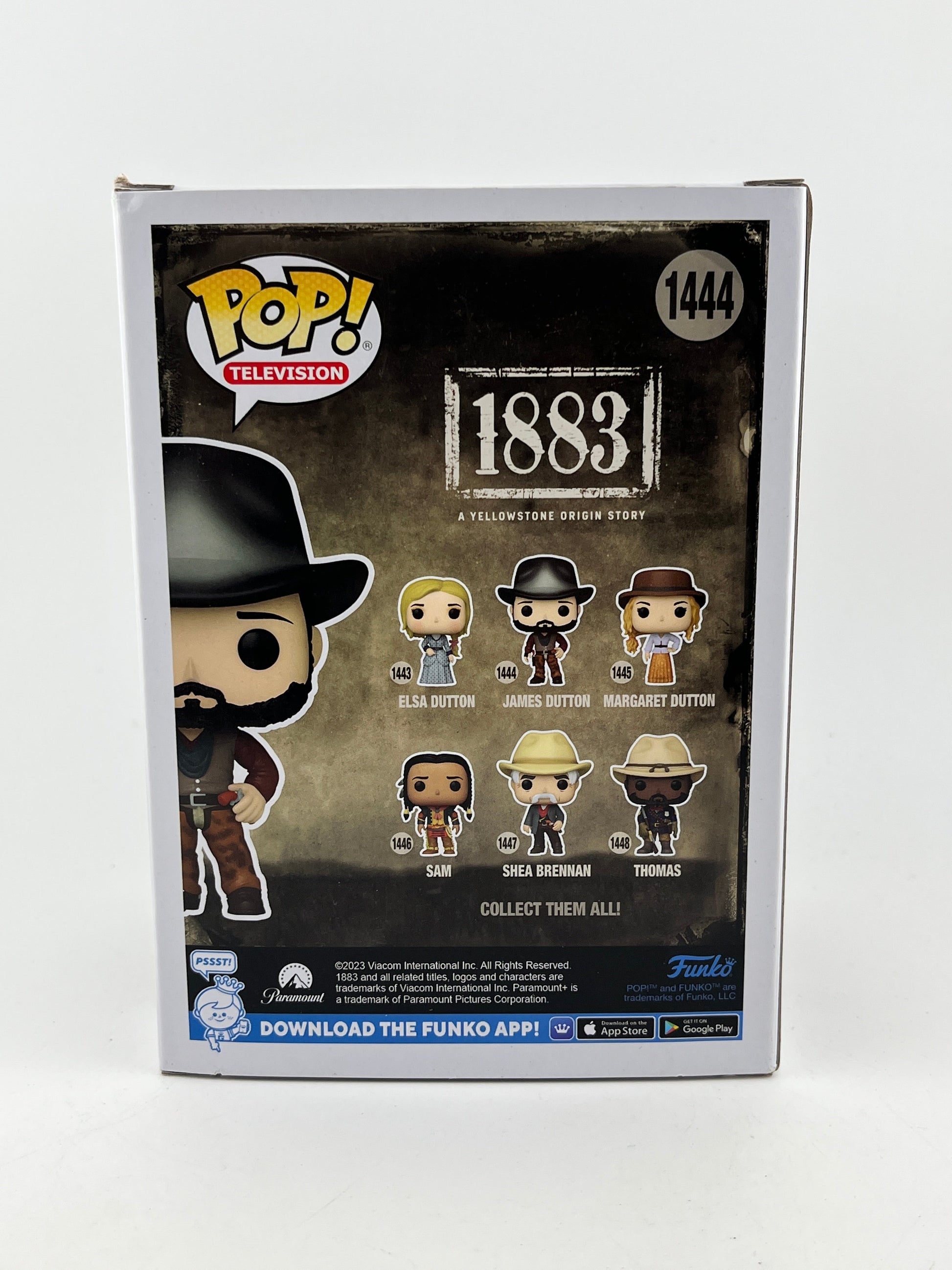Funko POP! Television 1883 - James Dutton #1444 - Vinyl Collectable FRENLY BRICKS - Open 7 Days