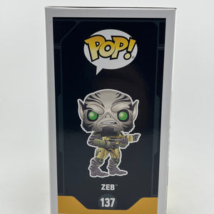 Funko POP! Star Wars Rebels - Zeb #137 - Vinyl Collectable FRENLY BRICKS - Open 7 Days