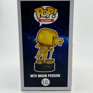 Funko POP! Icons Music Television - MTV Moon Person #18 - PopCultcha Exclusive FRENLY BRICKS - Open 7 Days