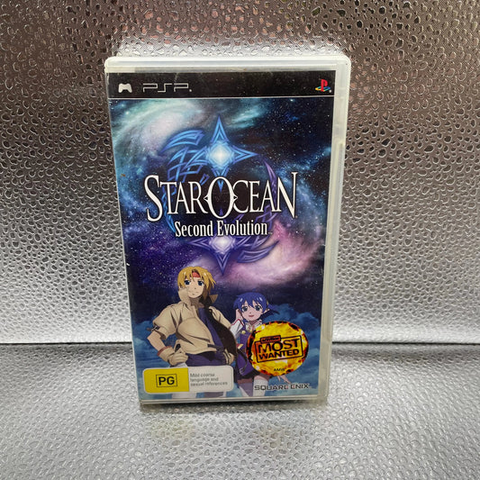 Star Ocean Second Evolution PlayStation Portable Game PSP TESTED CIB FRENLY BRICKS - Open 7 Days