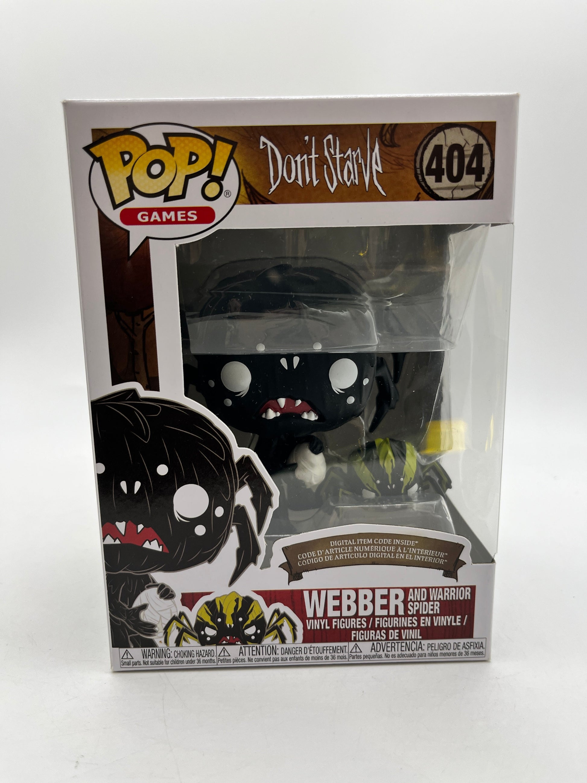 Funko POP! Games Don’t Stave Webber And Warrior Spider #404 - Vinyl Collectable FRENLY BRICKS - Open 7 Days