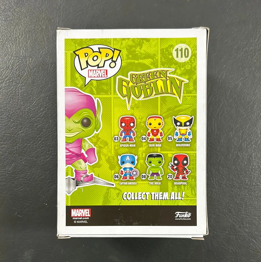 Funko POP! Vinyl Green Goblin Glow In The Dark Glitter #110 2016  Conversion Marvel FRENLY BRICKS - Open 7 Days