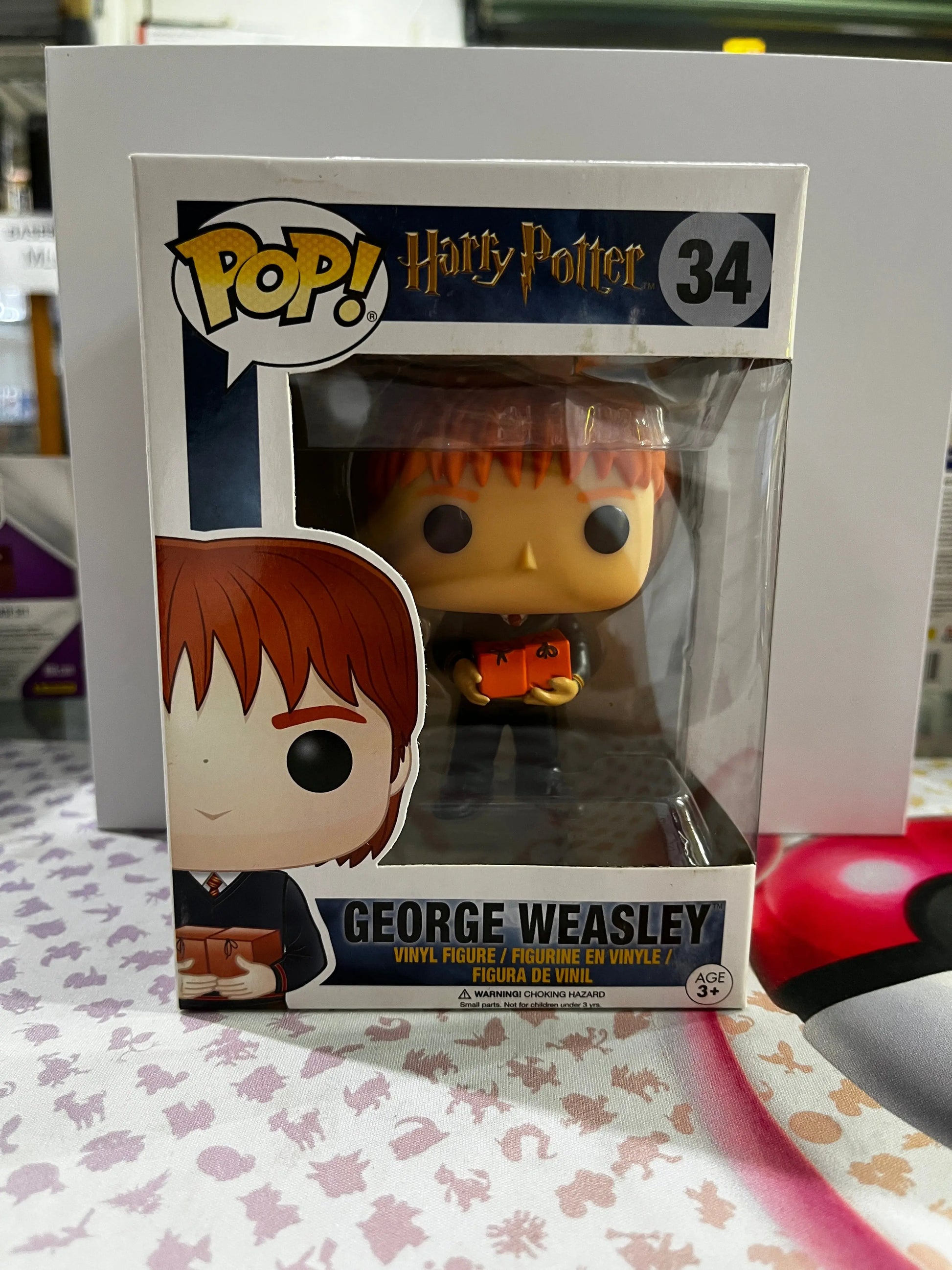 Funko Pop Vinyl Harry Potter George Weasley #34 FRENLY BRICKS - Open 7 Days
