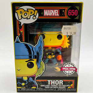 Funko POP! Marvel Thor Odin Son Black Light Special Edition #650 FRENLY BRICKS - Open 7 Days