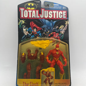 Total Justice THE FLASH Action Figure Velocity Power Suit 1996 Kenner FRENLY BRICKS - Open 7 Days