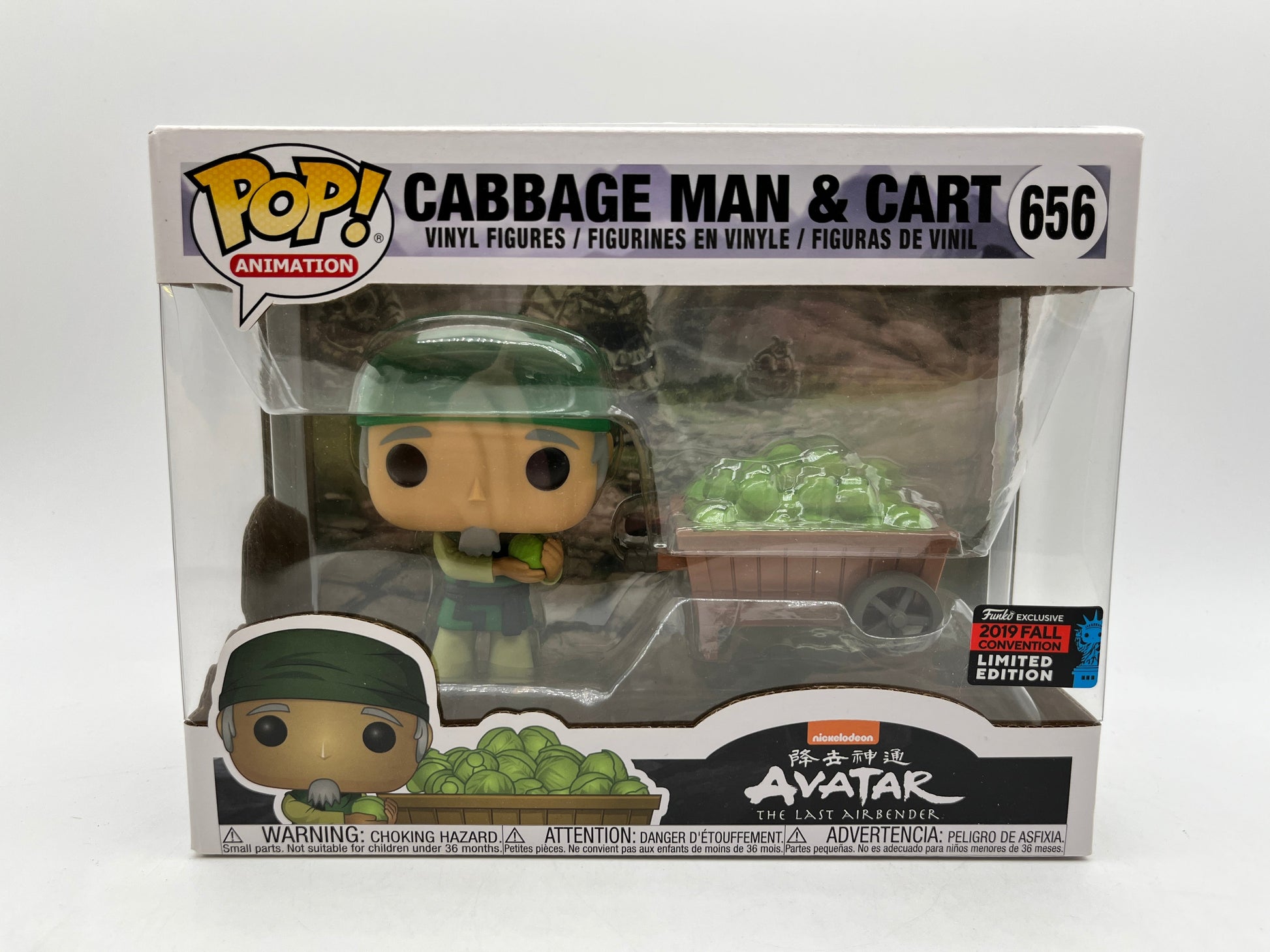 Funko POP! Animation Avatar The Last Air Bender - Cabbage Man & Cart #656 - Vinyl Collectable FRENLY BRICKS - Open 7 Days