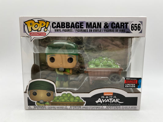 Funko POP! Animation Avatar The Last Air Bender - Cabbage Man & Cart #656 - Vinyl Collectable FRENLY BRICKS - Open 7 Days