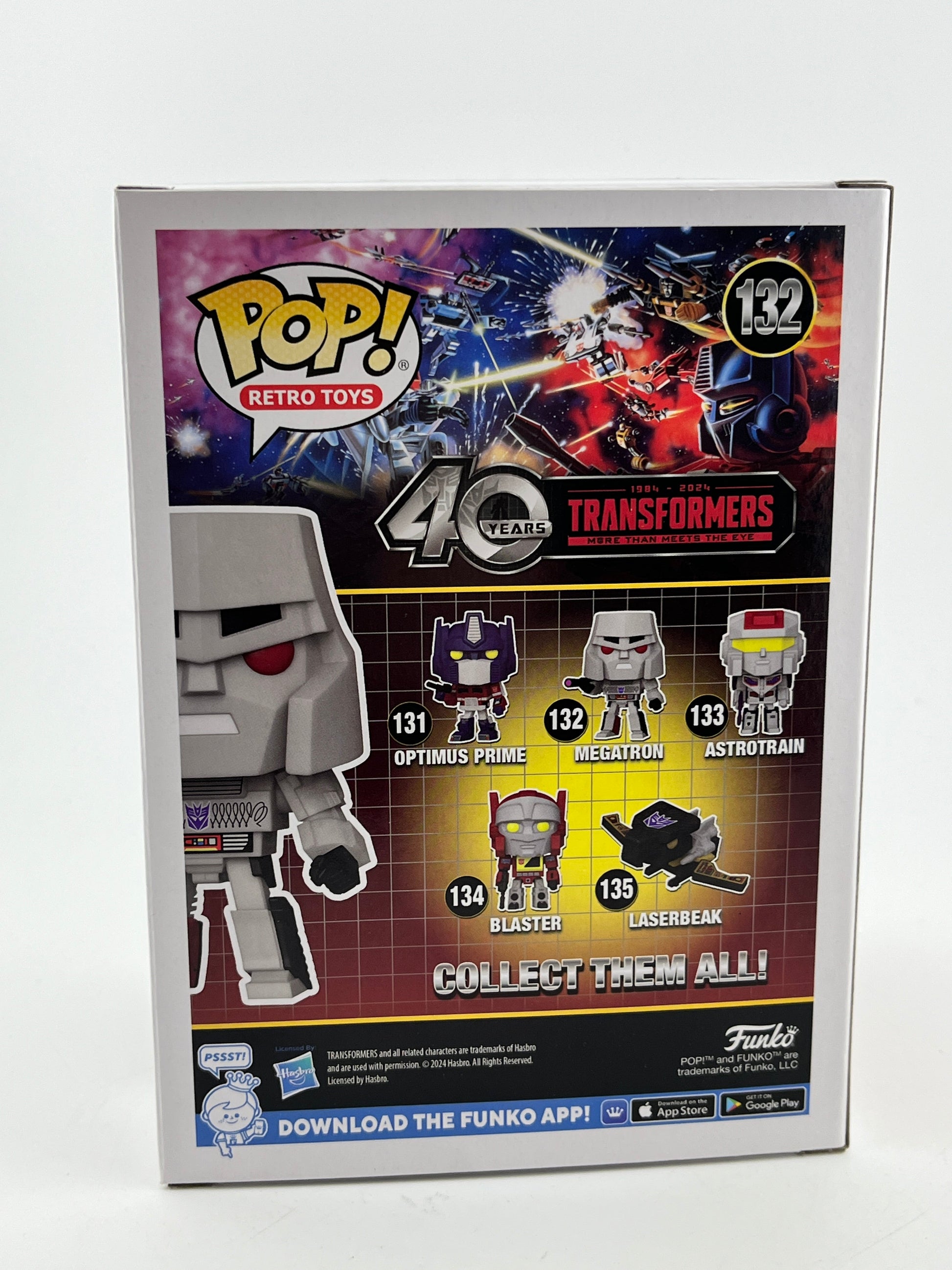 Funko POP! Retro Toys - Transformers 40th Anniversary - Megatron #132 - Vinyl Collectable FRENLY BRICKS - Open 7 Days
