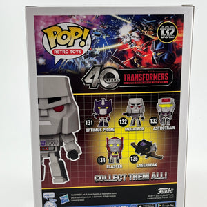 Funko POP! Retro Toys - Transformers 40th Anniversary - Megatron #132 - Vinyl Collectable FRENLY BRICKS - Open 7 Days