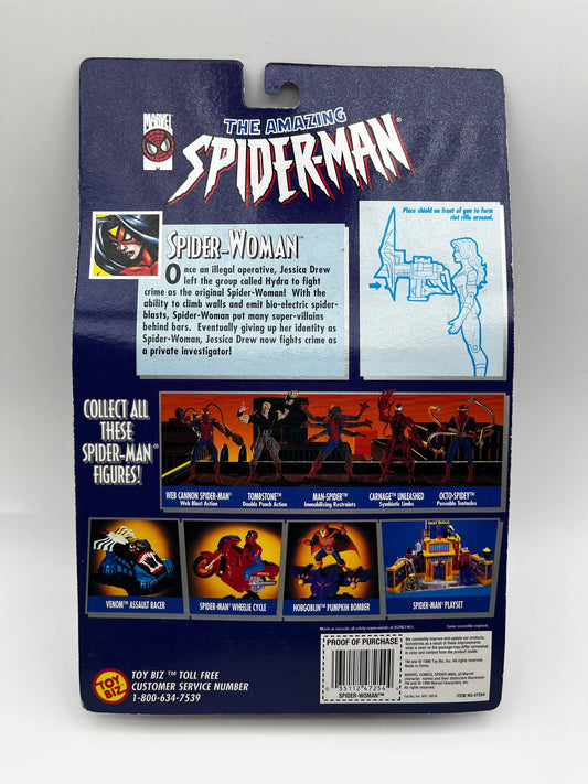 Amazing Spider-Man,  Spider-Woman, Black Widow Assault Gear Vintage NIP ToyBiz FRENLY BRICKS - Open 7 Days