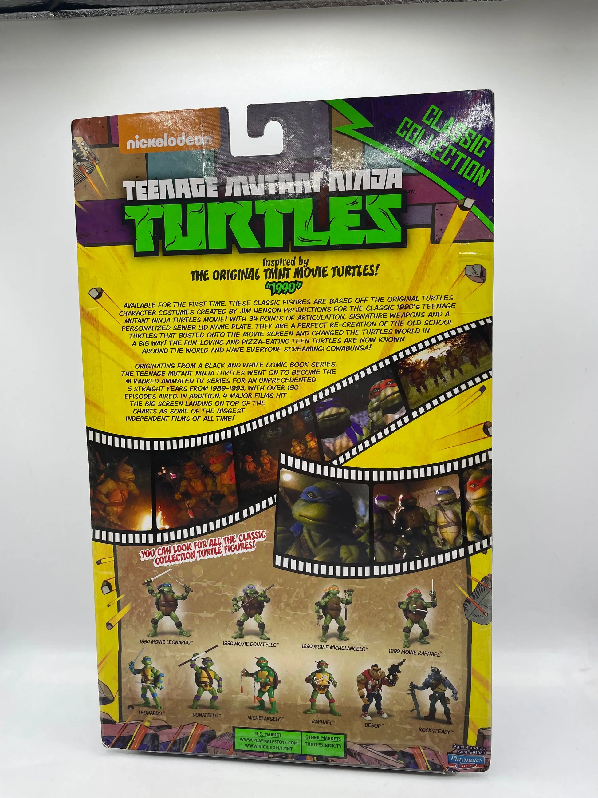 2014 Playmates Teenage Mutant Ninja Turtles 1990 Movie Michelangelo Figure - NEW FRENLY BRICKS - Open 7 Days