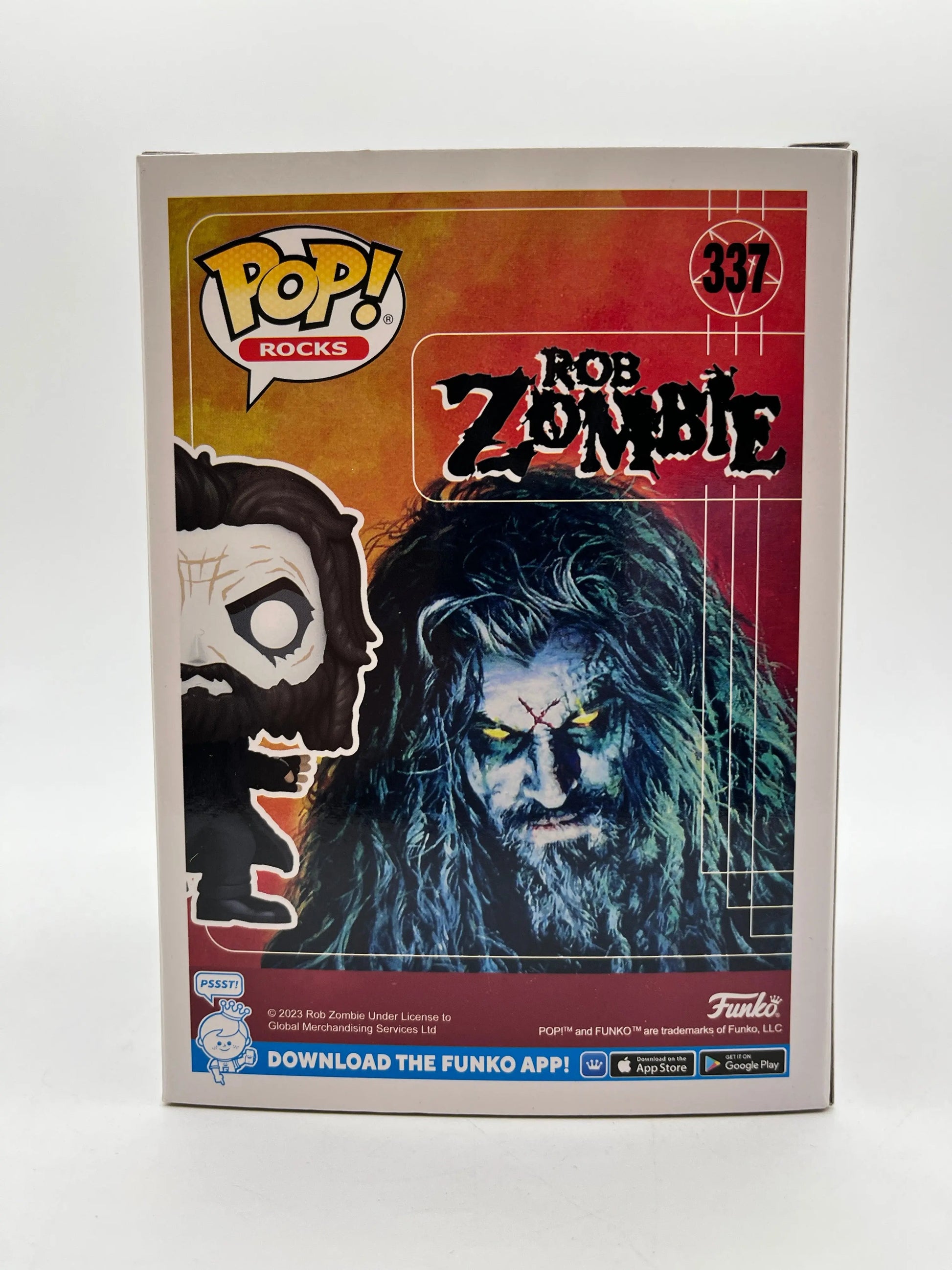Funko POP! Rocks Rob Zombie #337 Rob Zombie - Vinyl Collectable FRENLY BRICKS - Open 7 Days