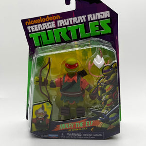 Year 2014 Teenage Mutant Ninja Turtles TMNT Figure - MIKEY THE ELF FRENLY BRICKS - Open 7 Days