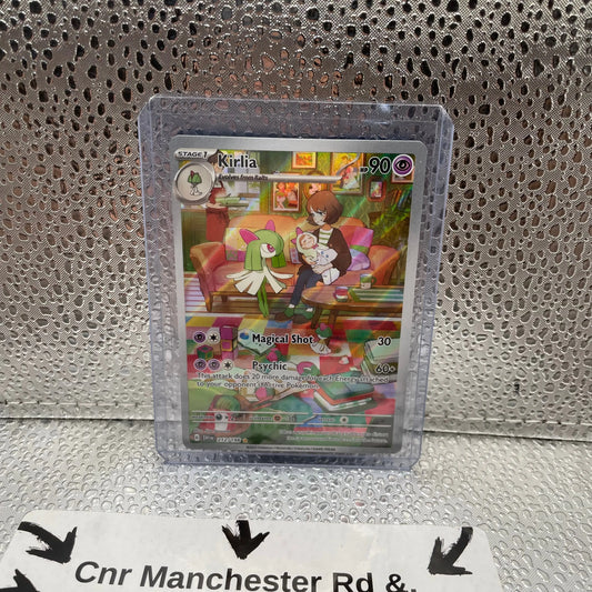 Kirlia 212/198 Pokémon TCG Raw Card Secret Rare Holo Full Art FRENLY BRICKS - Open 7 Days