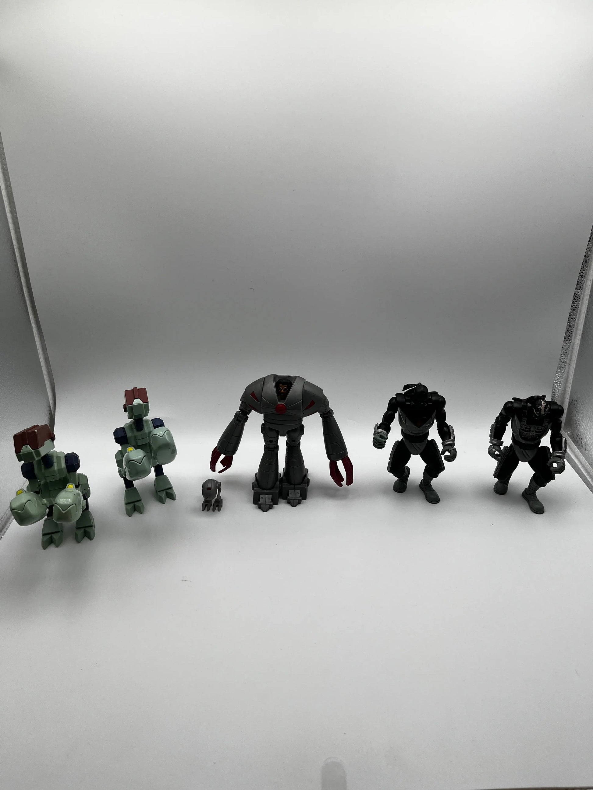 TMNT Villans Action Figures Lot: Baxter Stockman, Foot Clan Soldiers, Mousers FRENLY BRICKS - Open 7 Days