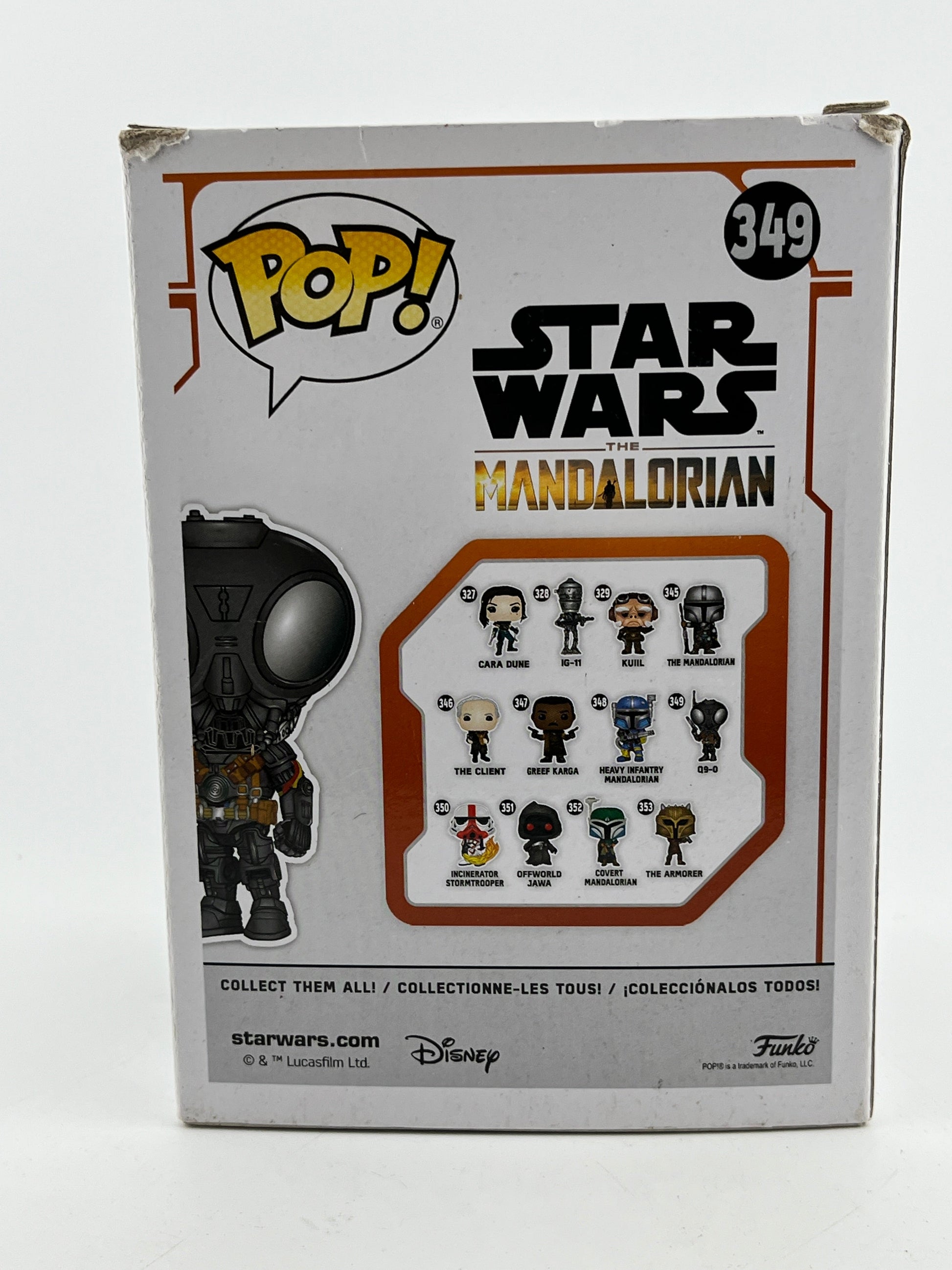 Funko POP! Star Wars The Mandalorian - Q9-0 #349 - Vinyl Collectable FRENLY BRICKS - Open 7 Days