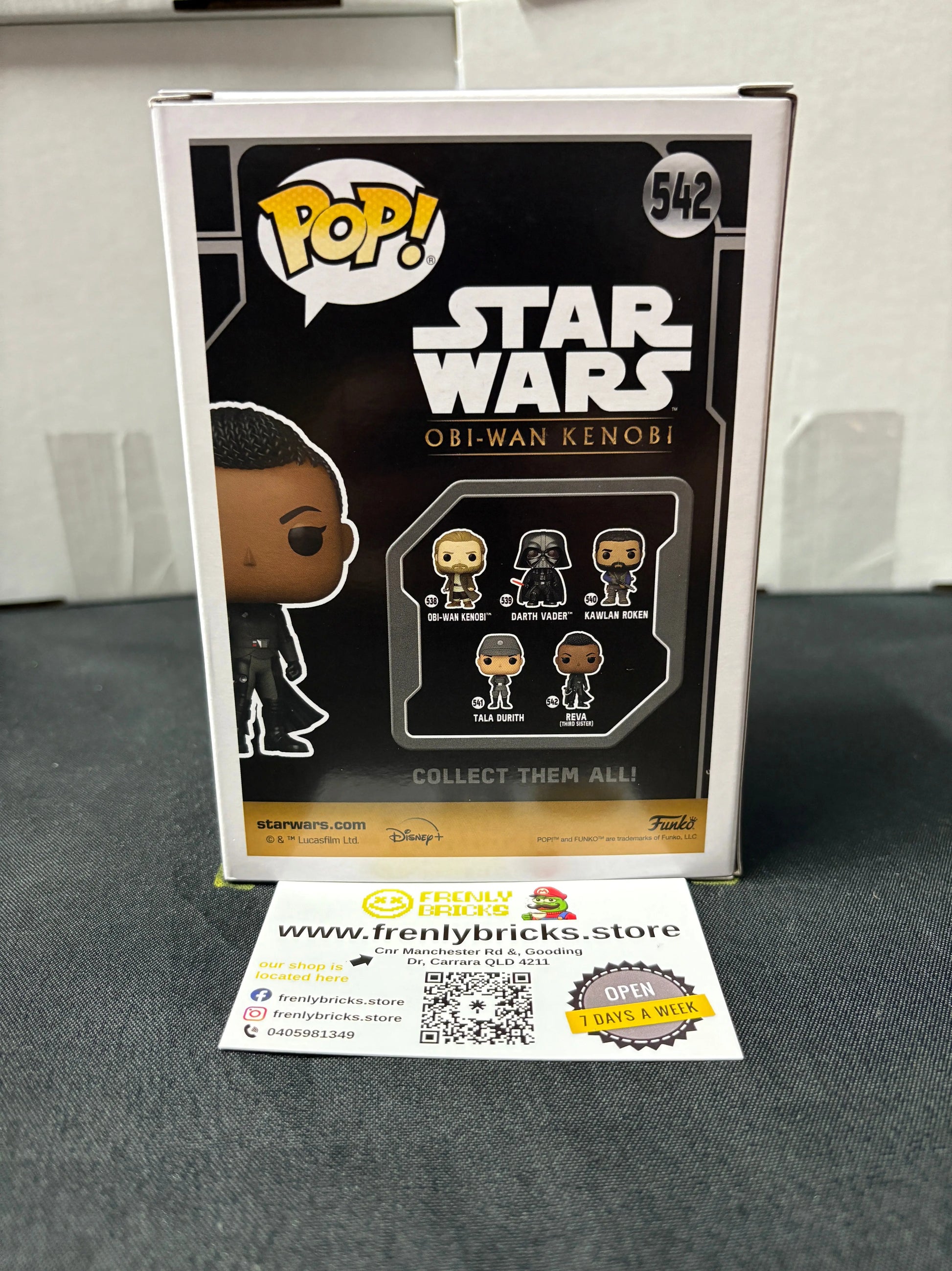 FUNKO Pop Vinyl Reva #542 FRENLY BRICKS - Open 7 Days