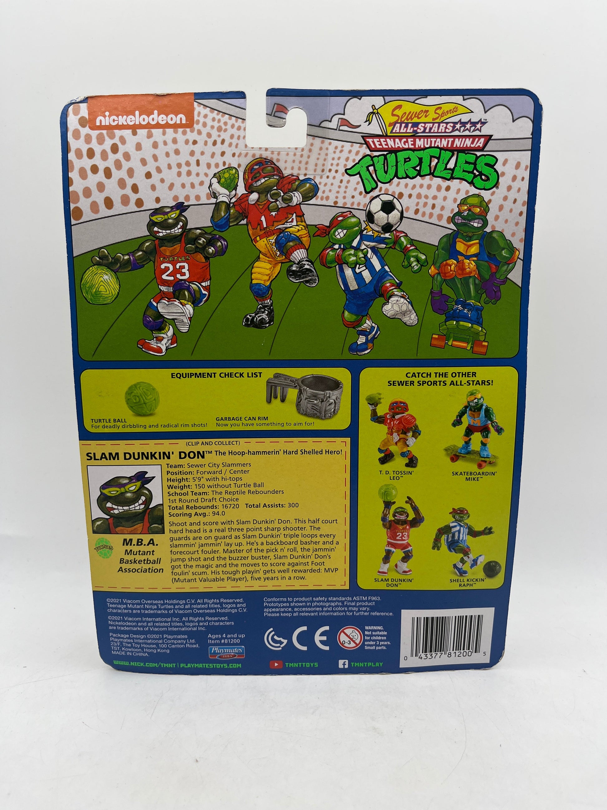 Playmates Toys Teenage Mutant Ninja Turtles - Sewer Sports Donatello FRENLY BRICKS - Open 7 Days