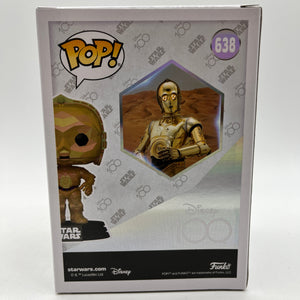 Funko POP! Star Wars C-3PO #638 - Disney 100 - Special Edition FRENLY BRICKS - Open 7 Days