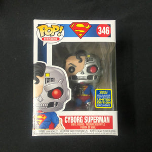 DC Comics Cyborg Superman SDCC 2020 EXC Funko Pop #346 Vinyl FRENLY BRICKS - Open 7 Days