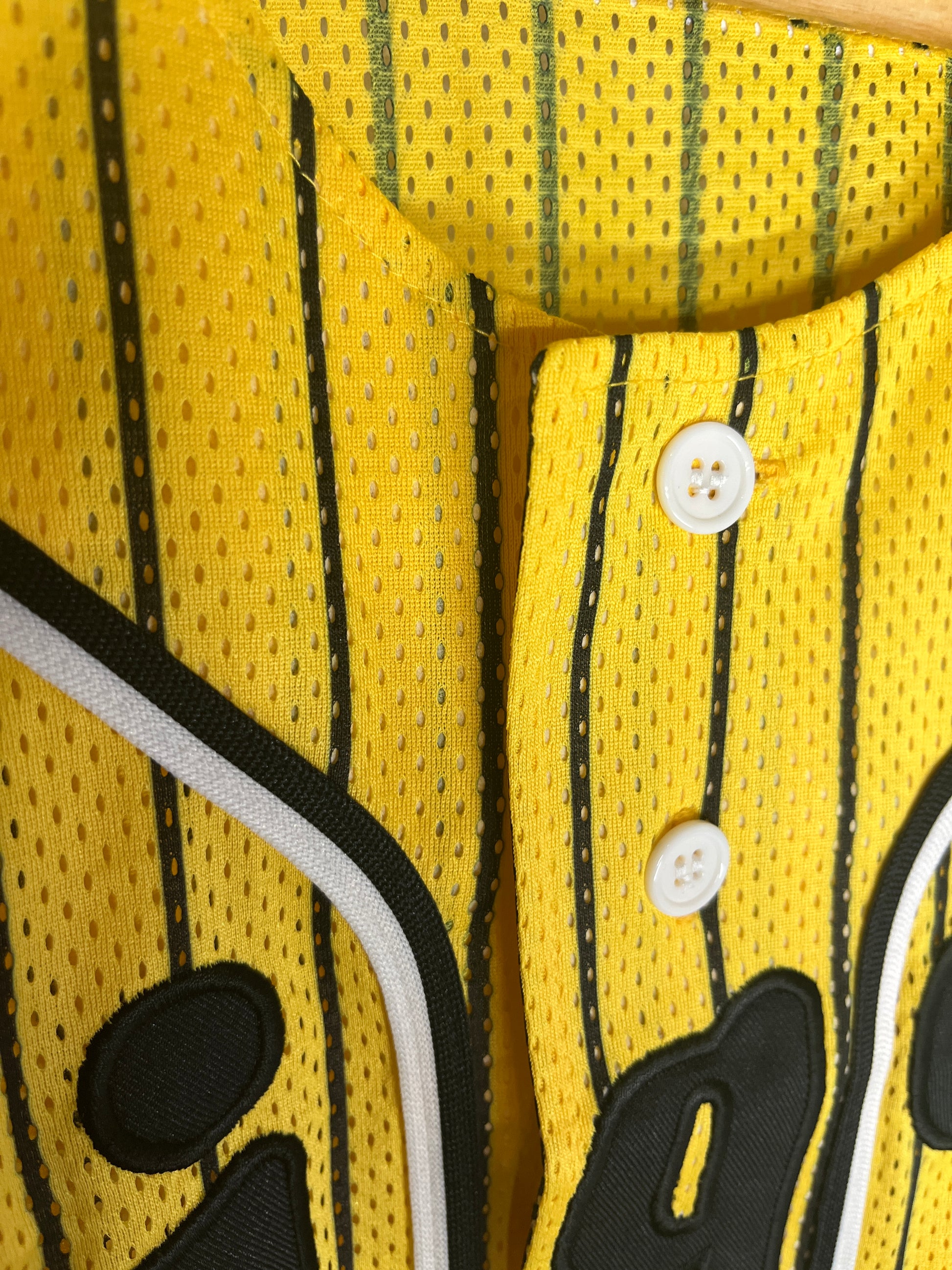 Nippon Baseball Hanshin Tigers Yellow/Black Blank Jersey Large