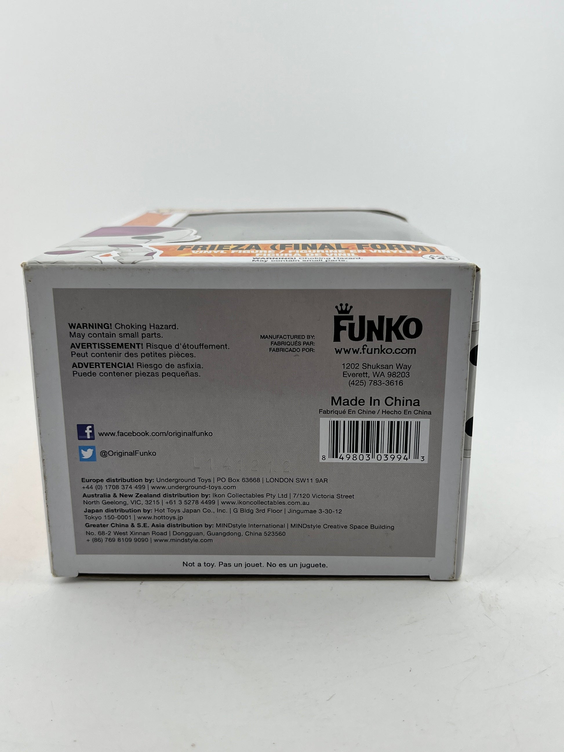 Funko POP! DragonBall Z - Frieza (Final Form) #12 - Vinyl Collectable FRENLY BRICKS - Open 7 Days