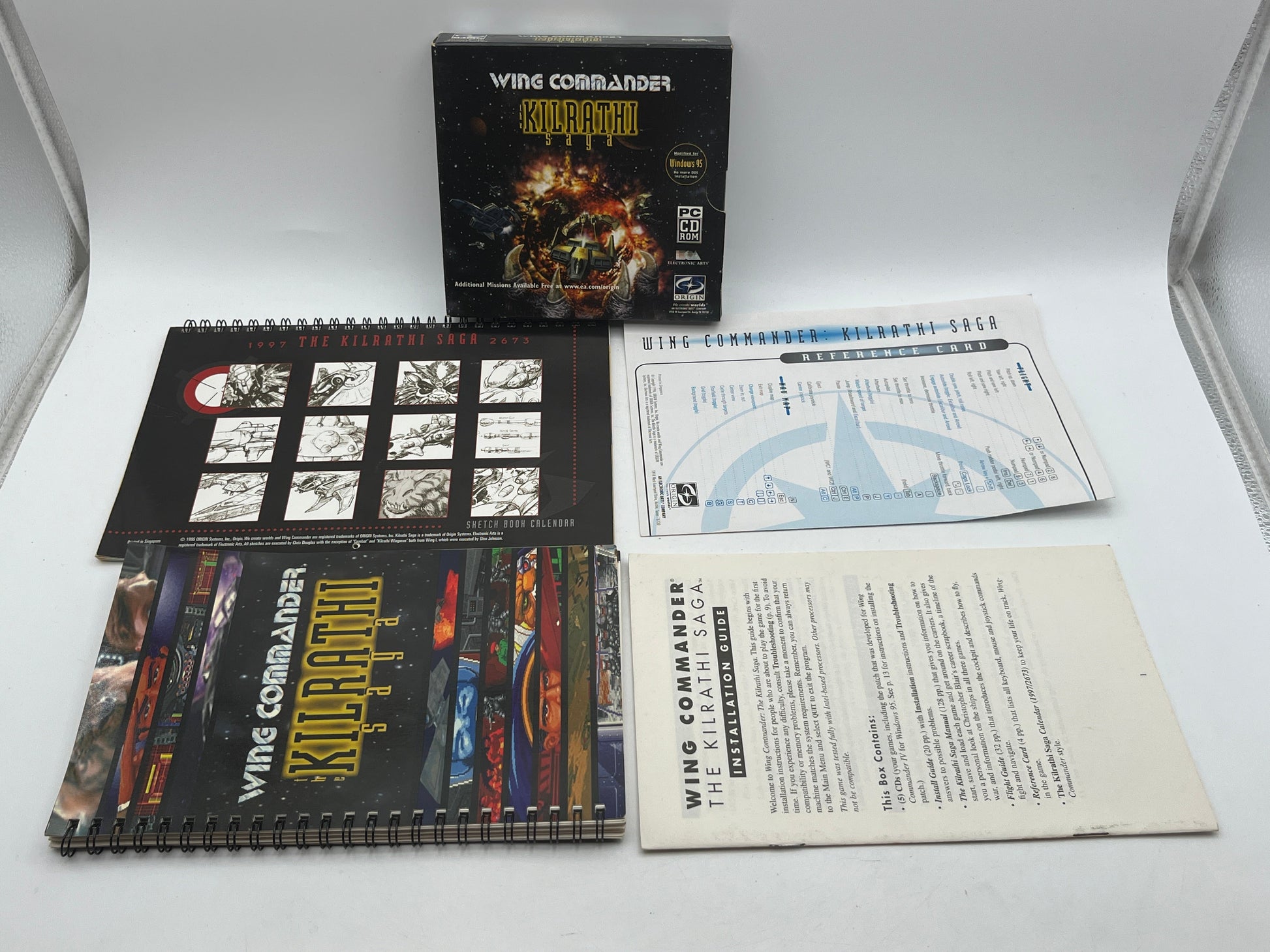 “Wing Commander The Kilrathi Saga” - PC Game Original 1996 Origin - Windows 95 FRENLY BRICKS - Open 7 Days