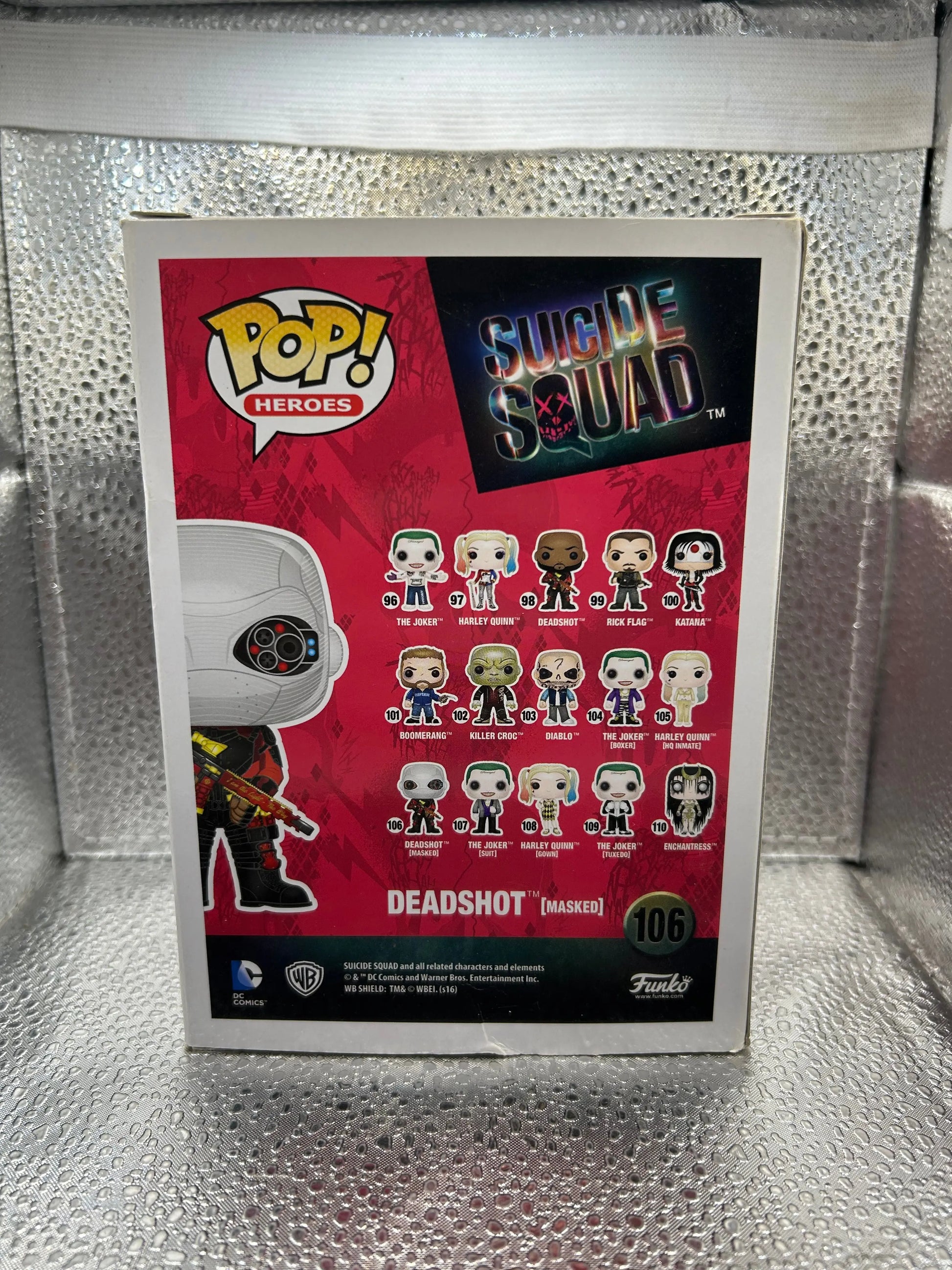 Funko Pop Vinyl Suicide Squad Deadshot #106 FRENLY BRICKS - Open 7 Days