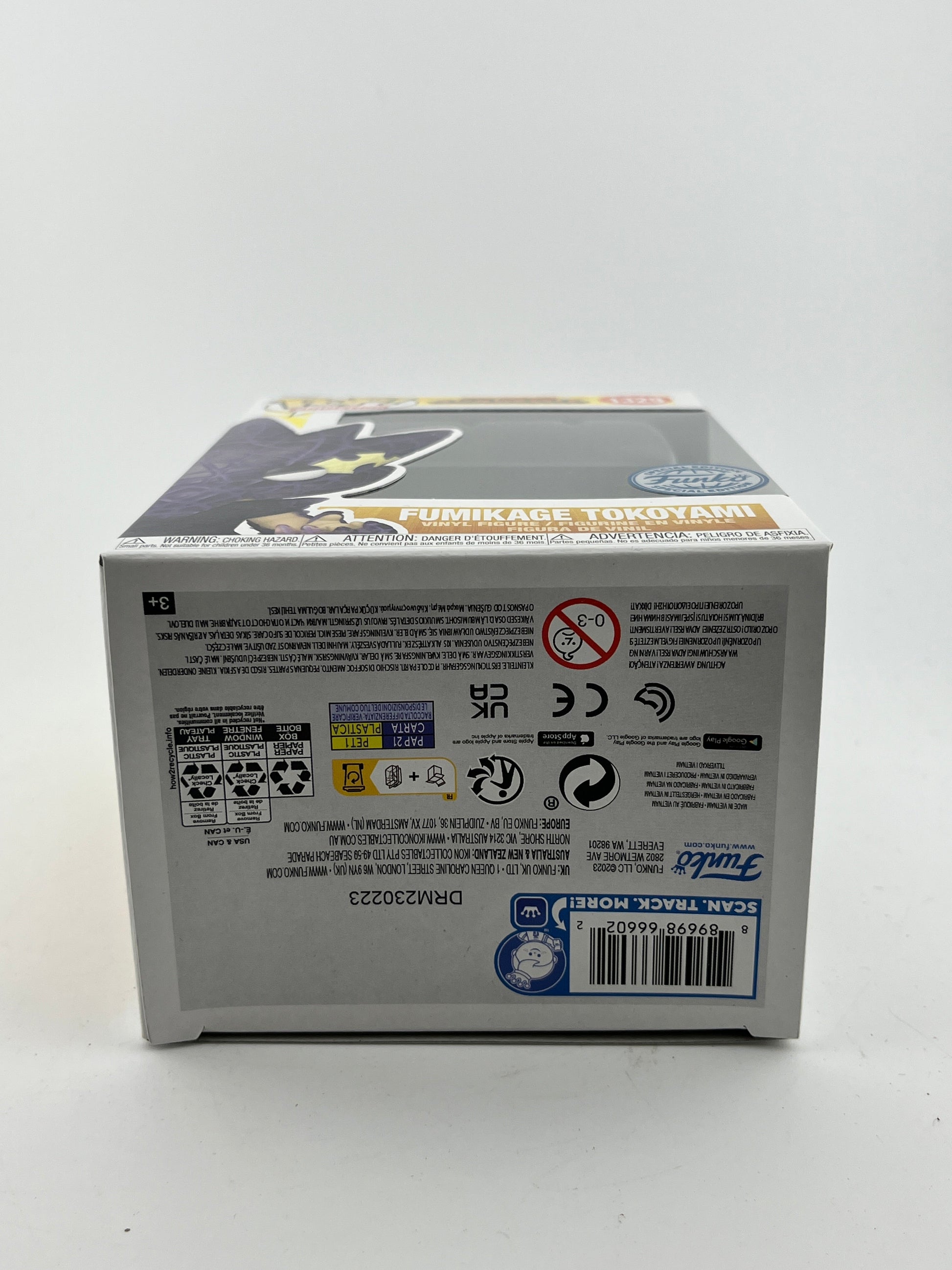 Funko POP! Animation My Hero Academia -Fumikage Tokoyami  #1329- Special Edition FRENLY BRICKS - Open 7 Days