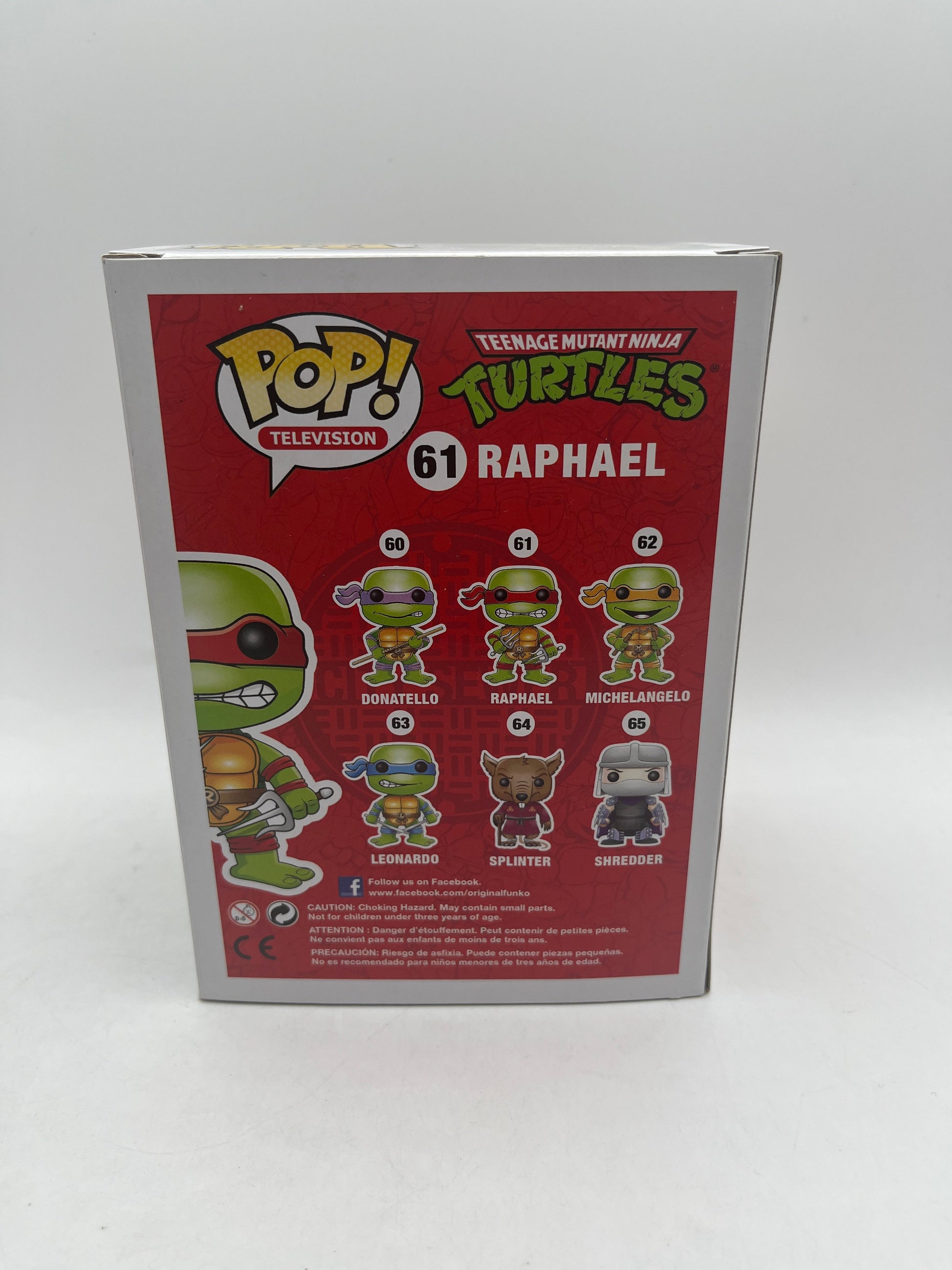 Funko Pop! Vinyl: Teenage Mutant Ninja Turtles - Raphael #61 FRENLY BRICKS - Open 7 Days