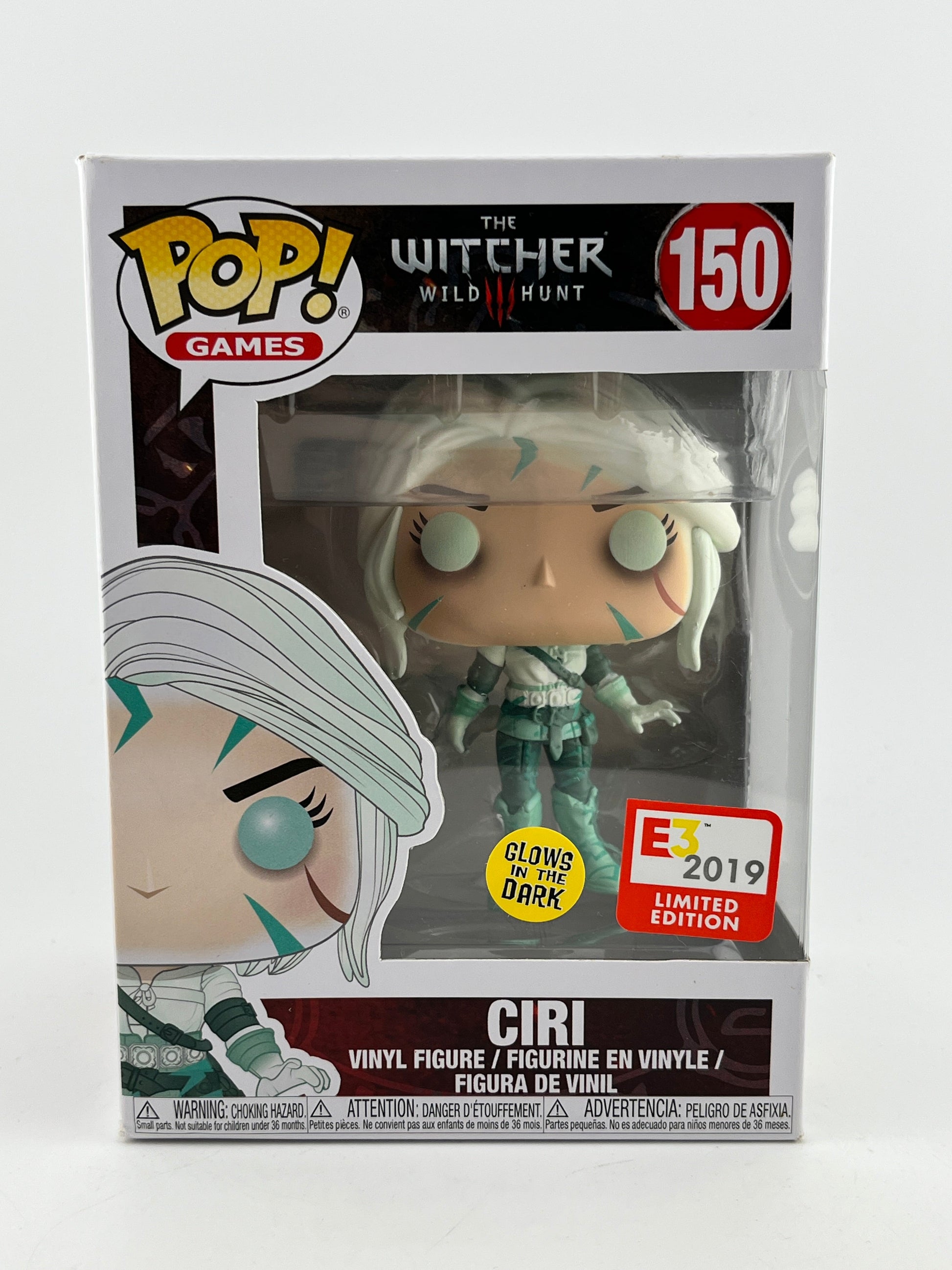 Funko POP! Games The Witcher - Ciri #150 - Glow Limited Edition FRENLY BRICKS - Open 7 Days