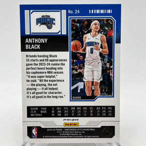 2023-24 Panini Contenders Optic Anthony Black RC Ticket Blue /23 Color Match FRENLY BRICKS - Open 7 Days