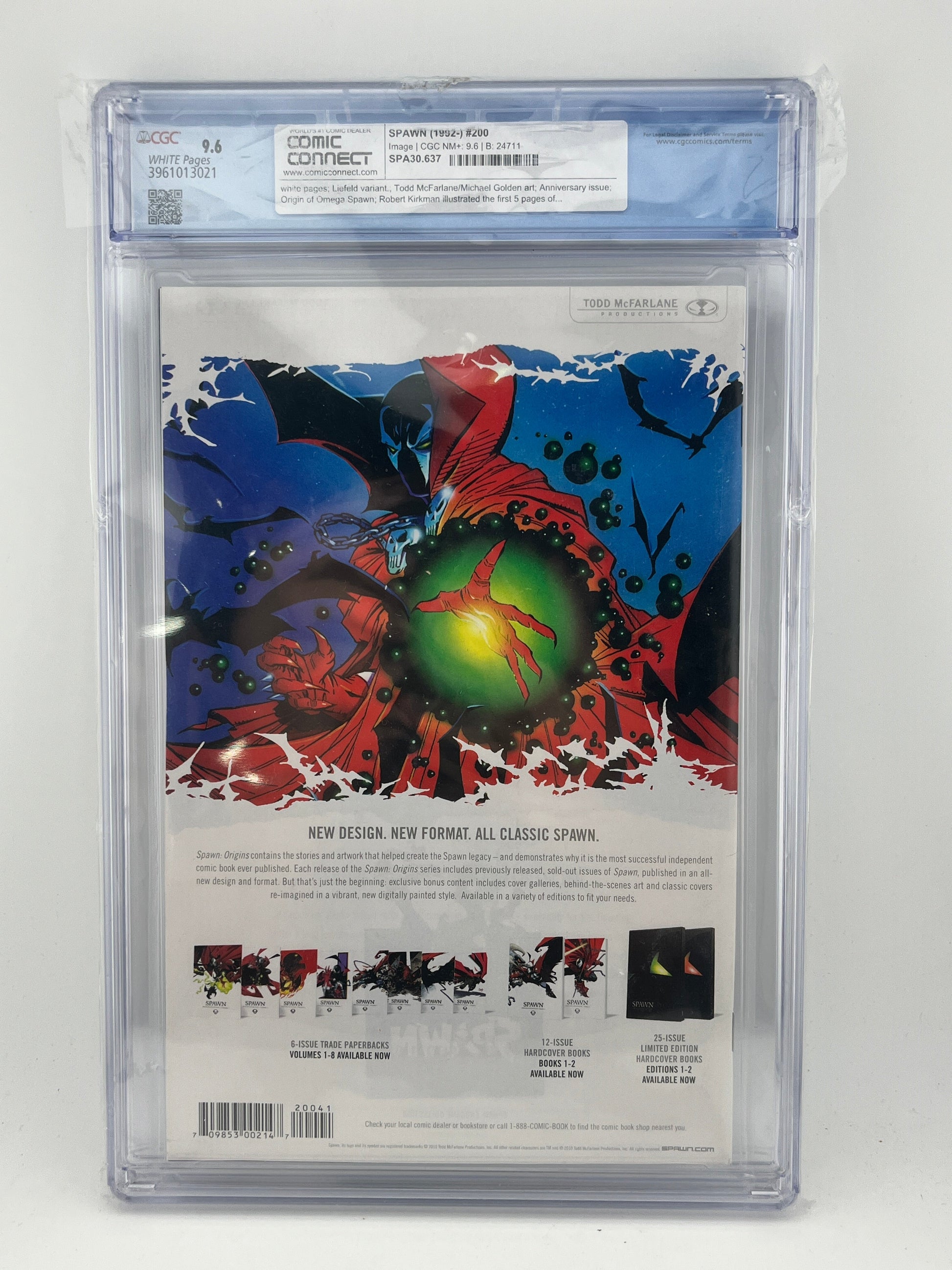 Spawn #200 Rob Liefeld & McFarlane Variant - CGC 9.6 Image Comics 2011 FRENLY BRICKS - Open 7 Days
