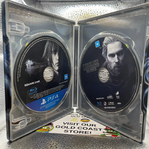 Final Fantasy XV Deluxe Edition Steelbook With Slip Cover, Game & DVD PS4 PlayStation 4 FRENLY BRICKS - Open 7 Days