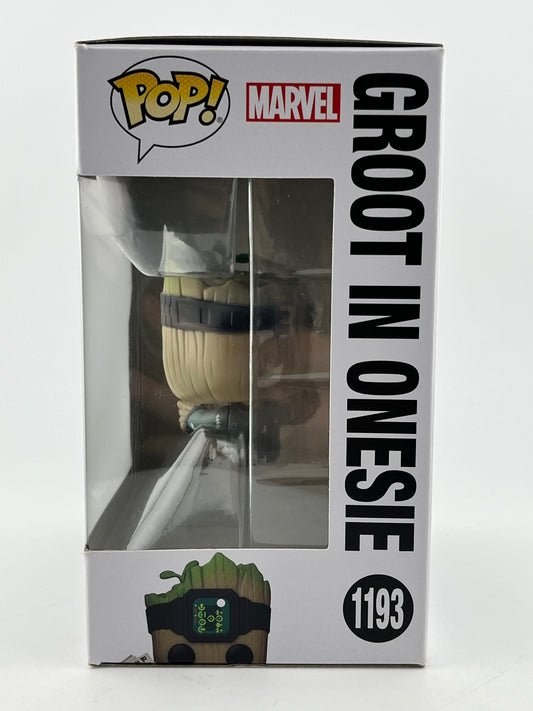 Funko POP! Marvel I Am Groot - Groot In Oniesie #1193 - Vinyl Collectable FRENLY BRICKS - Open 7 Days