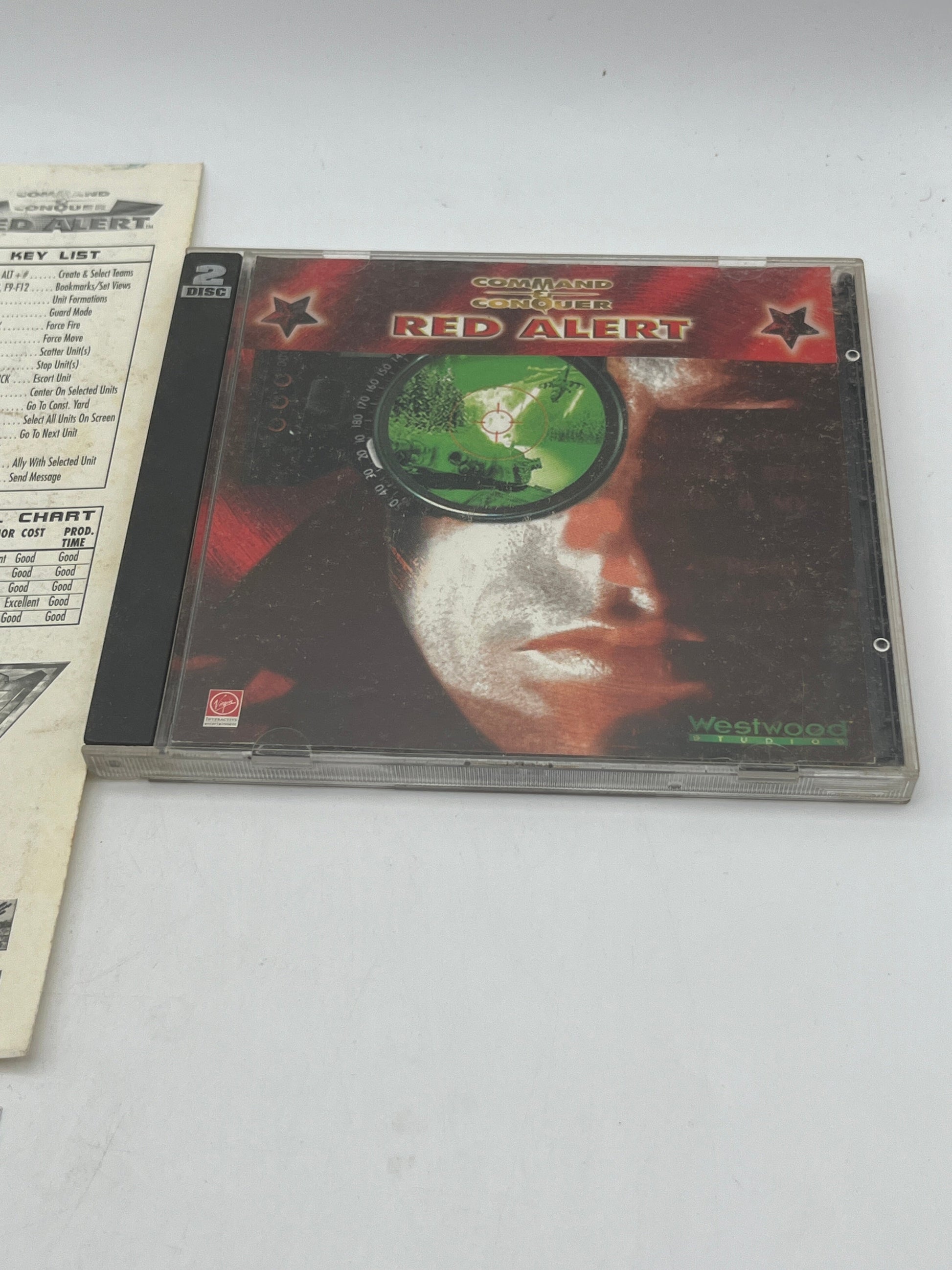 C&C Red Alert PC CD-Rom Big Box Classic Game Westwood Studios 1996 +combinedship FRENLY BRICKS - Open 7 Days