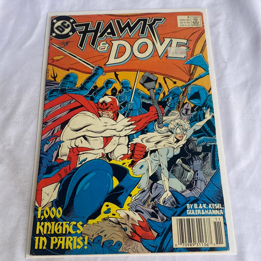 DC COMICS : Hawk & Dove : 1000 knights in Paris #6 FRENLY BRICKS - Open 7 Days