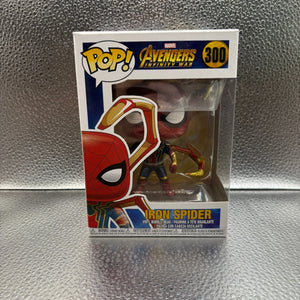 Funko Pop Vinyl #300 Marvel Iron Spider FRENLY BRICKS - Open 7 Days