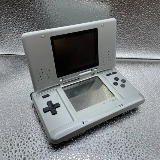 Original Nintendo DS Console Silver With Charger Tested & Working PAL FRENLY BRICKS - Open 7 Days