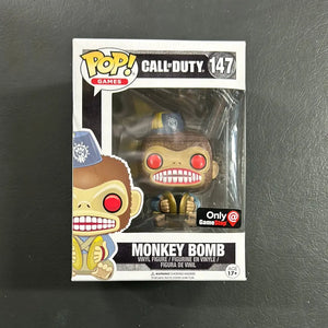 Funko Pop! Vinyl: Call of Duty - Monkey Bomb - GameStop (Exclusive) #147 FRENLY BRICKS - Open 7 Days