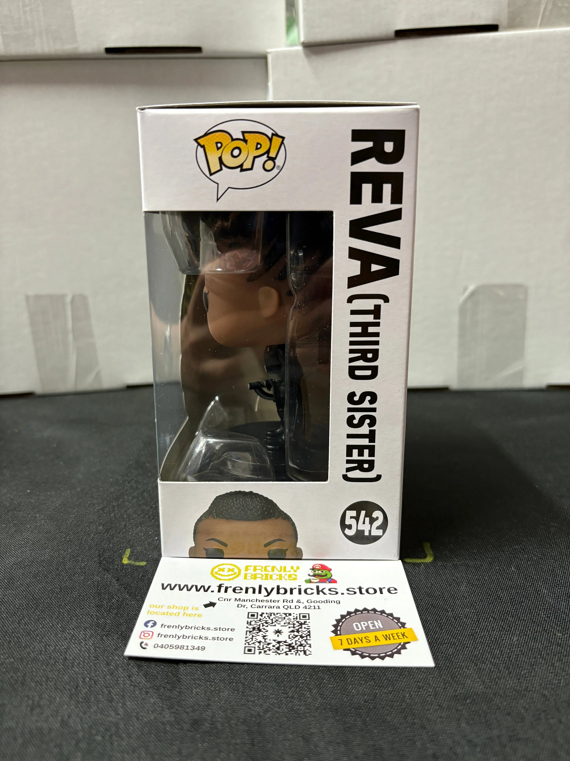 FUNKO Pop Vinyl Reva #542 FRENLY BRICKS - Open 7 Days