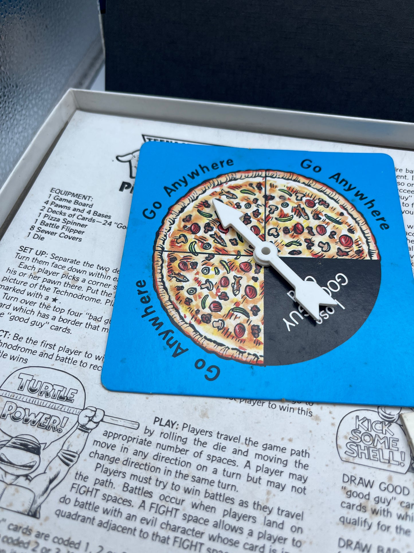 1987 TMNT Teenage Mutant Ninja Turtles Pizza Power Board