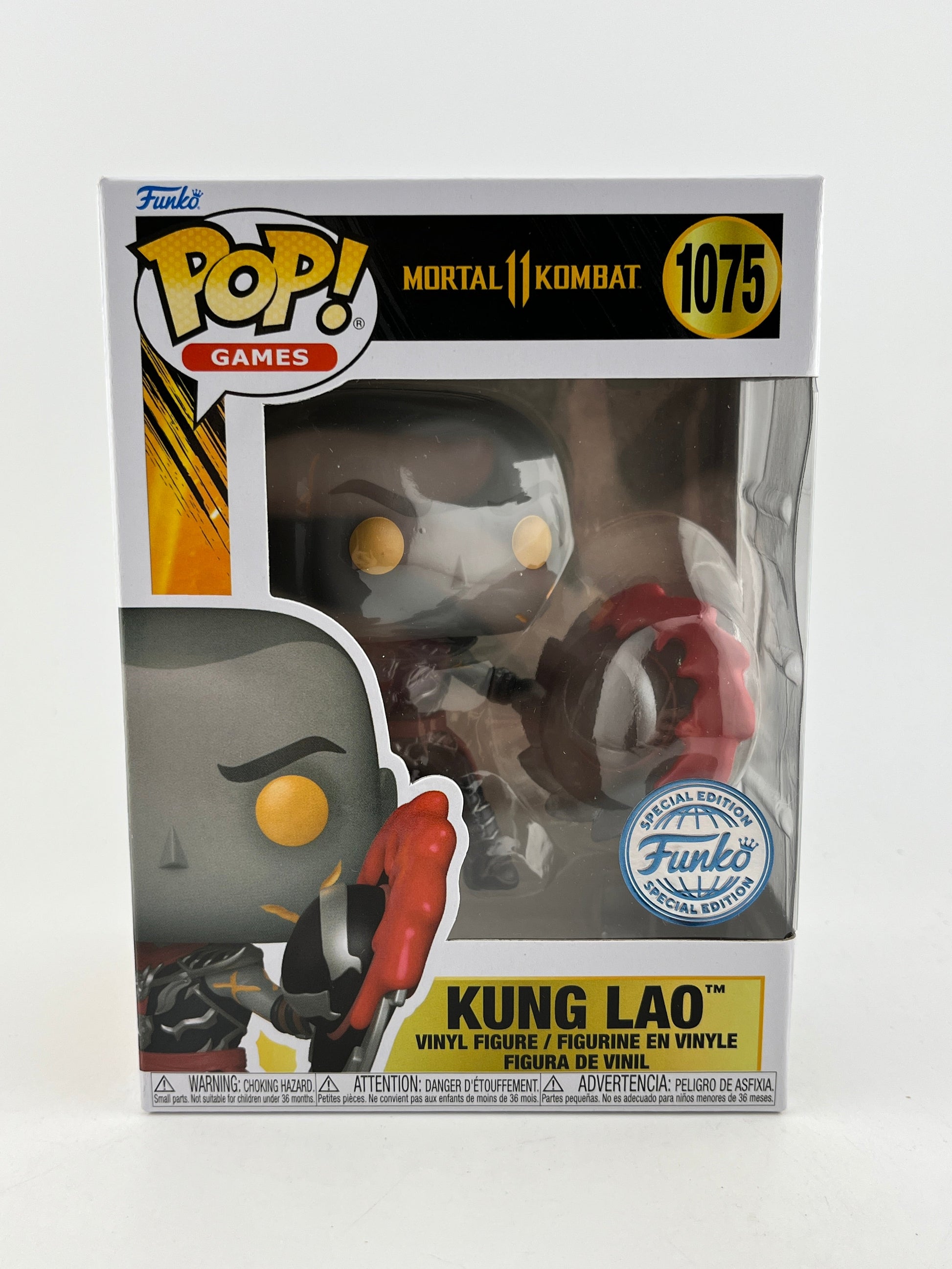 Funko POP! Mortal Kombat 11 - Kung Lao #1075 - Special Edition FRENLY BRICKS - Open 7 Days