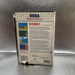 Sonic the Hedgehog Sega Master System Game Acceptable Tested & Working PAL FRENLY BRICKS - Open 7 Days