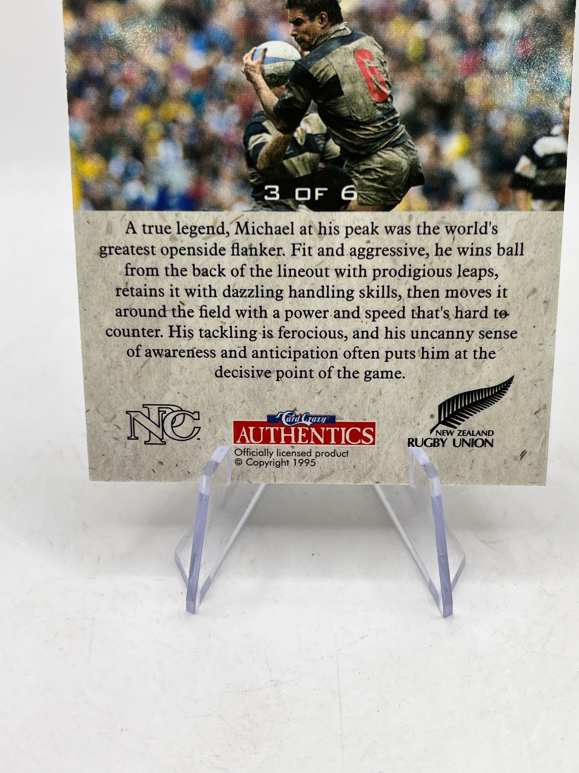 Micheal Jones - Supercharged 3 Of 6 Set - NZ All Blacks FRENLY BRICKS - Open 7 Days